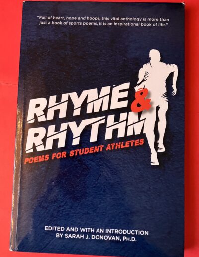 book cover, Rhyme & Rhythm: Poems for Student Athletes